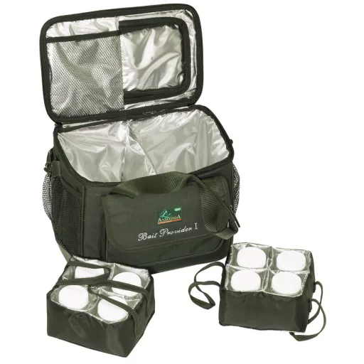 ANACONDA Bait Provider I hűtőtáska / 8db csalistégely / 33 X 24 X 26cm