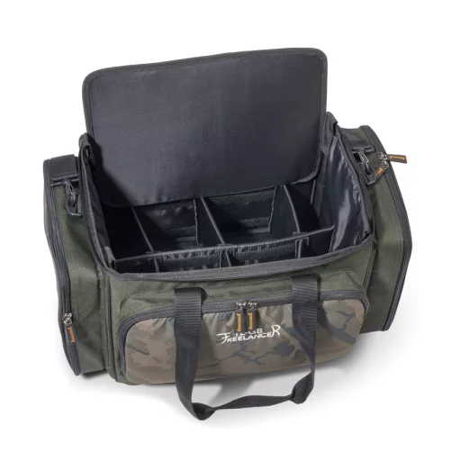 ANACONDA Freelancer Tab Lock Gear Bag táska / 5db dobozzal + 9db csali tégely / 53 X 35 X 40cm