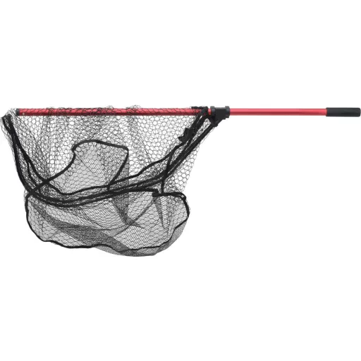 IRON CLAW Folded Mag Scoop / ragadozóhalas merítőháló / gumirozott 66 X 66cm háló / 120cm nyél