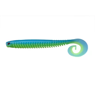 Bite On Rib Worm 100 Ice Chartreuse