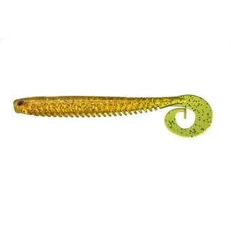 Bite On Rib Worm 100 Caramel Oil