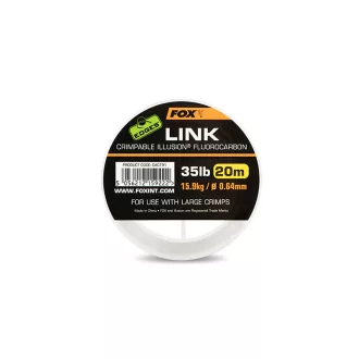   Fox Edges Link Illusion 0,53 mm 20 m 25 lb átlátszó fluorocarbon előkezsinór