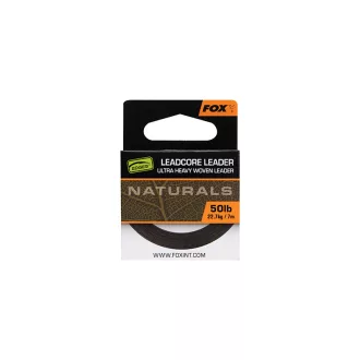   Fox Naturals Leadcore 25 m 50 lb ólombetétes előtétzsinór