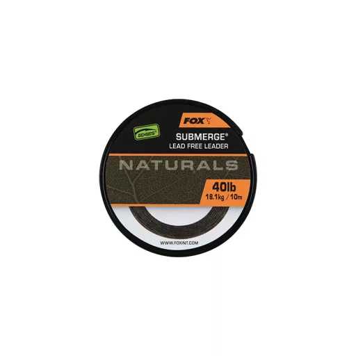 Fox Edges Naturals Submerge 10 m 40 lb ólommentes előtétzsinór
