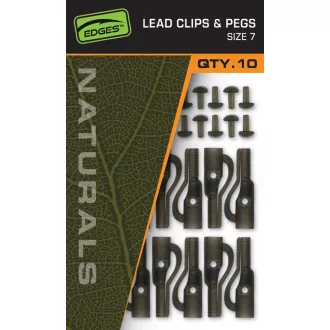 Fox Naturals 7 Lead Clips & pegs ólomkapocs 10 db/csomag