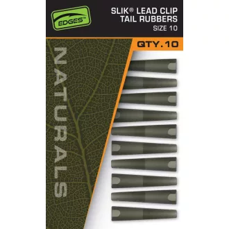 Fox Naturals Sz10 Slik ólomkapocs gumiharang 10 db/csomag