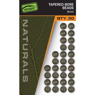   Fox Naturals 6 mm Tapered Bore gyöngy X 30 ütköző gyöngy