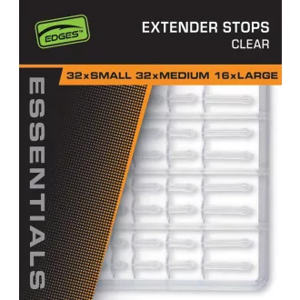 Fox Edges Extender Stops x 2 átlátszó bojlistopper