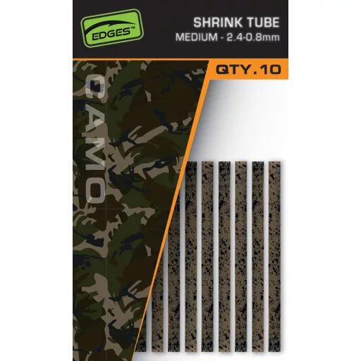 Fox Edges Camo zsugorcső S 1,8–0,7 mm x 10 terepszínű zsugorcső