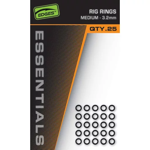 Fox Edges Rings 2,5 mm kicsi x 25 horoggyűrű