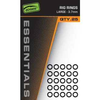 Fox Edges Rings 3,7 mm nagy x 25 horoggyűrű