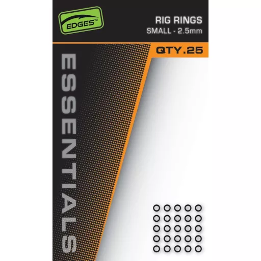 Fox Edges Rings 3,7 mm nagy x 25 horoggyűrű