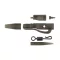 Fox Edges Camo cső Leadclip Kit terepszínű pontyozó szerelék készlet 5 db/csomag