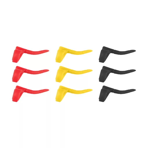 Fox Edges Zig Aligna kit Multi Sleeve kit 3 sárga 3 piros and 3 fekete / sárga / piros zig-rig szerelék
