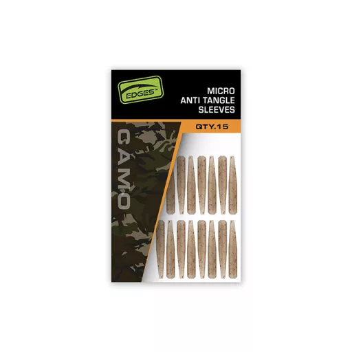 Fox Edges Camo XL gubancgátló hüvely terepszínű gubancgátló cső 15 db/csomag