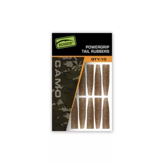   Fox Edges Camo Powergrip 10pcspcs terepszínű gumiharang 10 db/csomag