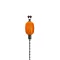 Fox Black Label Dumpy Bobbin narancssárga láncos kapásjelző
