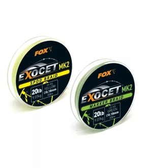   Fox Exocet® MK2 Spod & Marker Braid x MARKER 0,18 mm 300 m 20 lb zöld fonott főzsinór