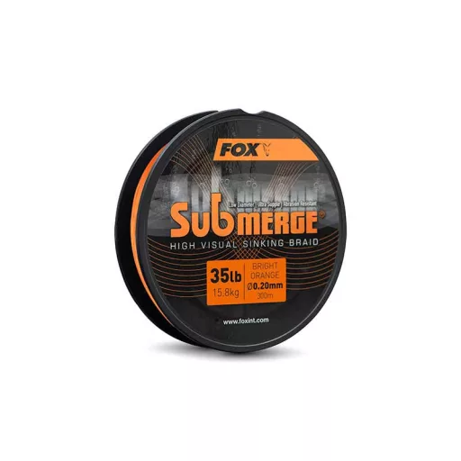 Fox Submerge süllyedő braid x 0,25 mm 600 m 45 lb narancssárga fonott főzsinór