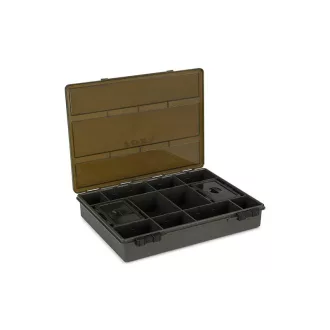 Fox EOS carp tackle loaded nagy zöld szerelékes doboz