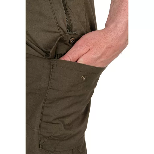 Fox Collection LW Cargo zöld-fekete 3XL rövidnadrág