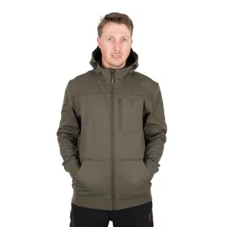 Fox Collection Soft Shell zöld-fekete S kabát