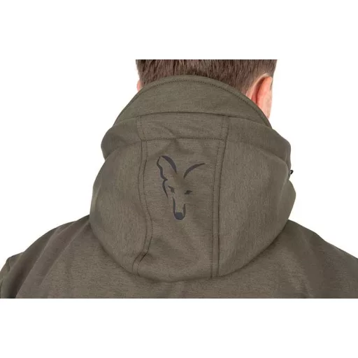 Fox Collection Soft Shell zöld-fekete S kabát