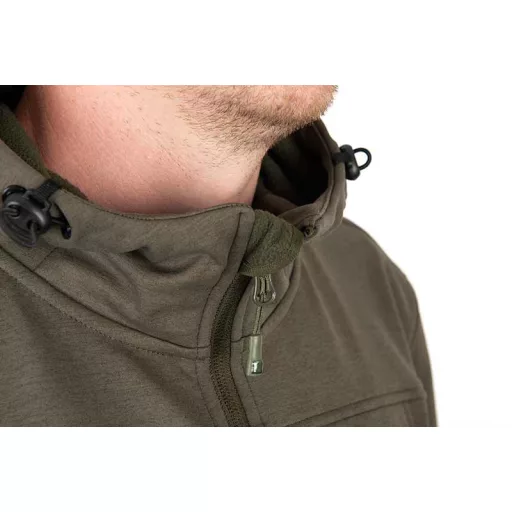Fox Collection Soft Shell zöld-fekete S kabát