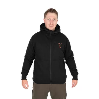 Fox Collection Sherpa fekete-narancssárga 2XL kabát