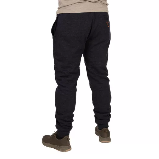 Fox Collection Sherpa fekete-narancssárga melegítőnadrág 3XL