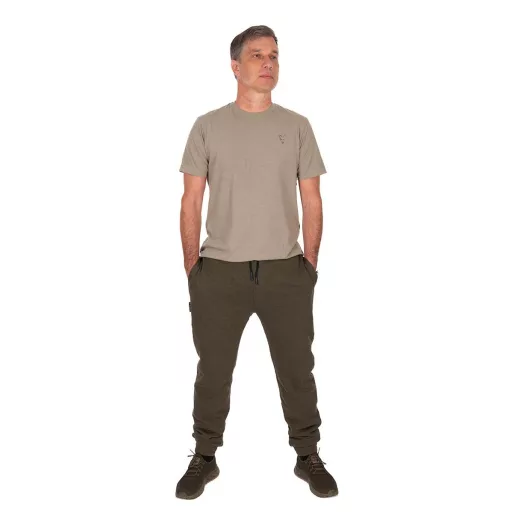 Fox Collection Sherpa zöld-fekete melegítőnadrág 3XL