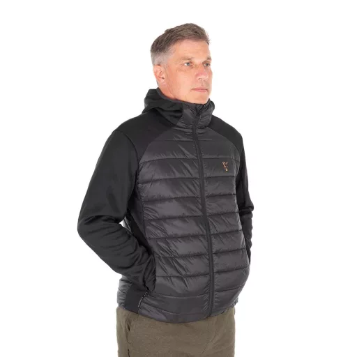 Fox Collection Hybrid fekete-narancssárga 2XL kabát
