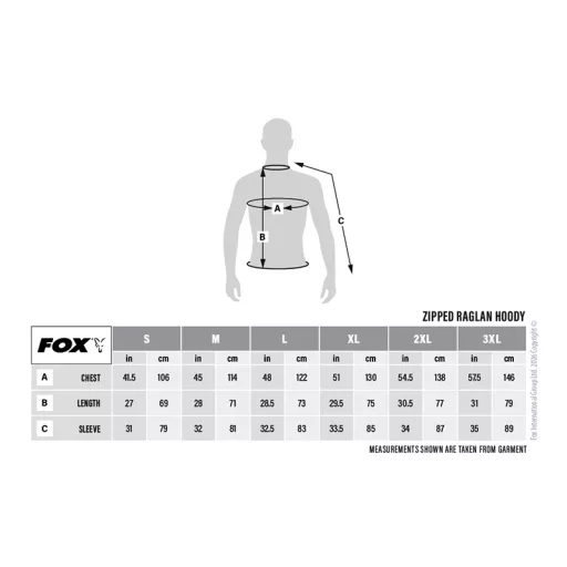 Fox Collection Zipped kapucnis cipzáras zöld S pulóver