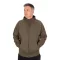 Fox Collection Zipped kapucnis cipzáras zöld XL pulóver