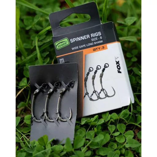 Fox Edges Spinner x3 5-ös előkötött horog