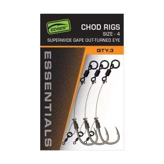 Fox Edges Swog Chod Rigs x3 5-ös előkötött horog