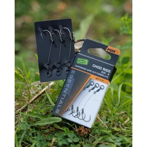 Fox Edges Swog Chod Rigs x3 5-ös előkötött horog