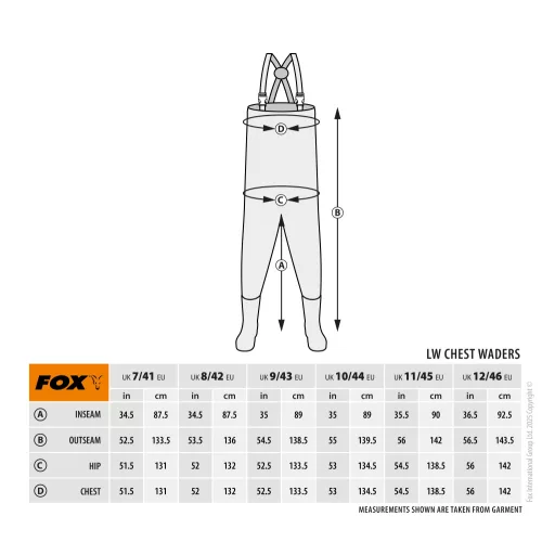 Fox LW Lined bélelt terepmintás 46 mellescsizma