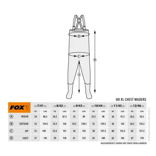 Fox HD XL khaki UK 7 mellescsizma