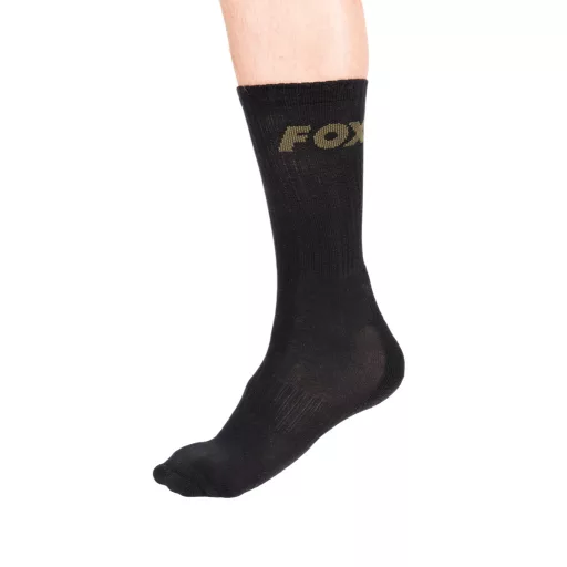 Fox 3 Páros fekete 44–47 zokni