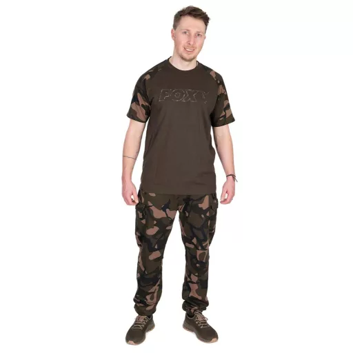 Fox Outline khaki-terepmintás 3XL póló