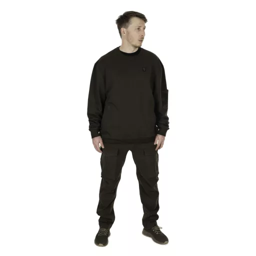 Fox LW khaki S pulóver