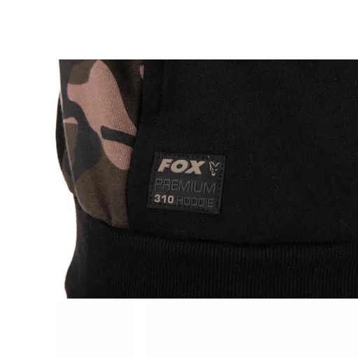 Fox Premium 310 kapucnis fekete-terepmintás 3XL pulóver
