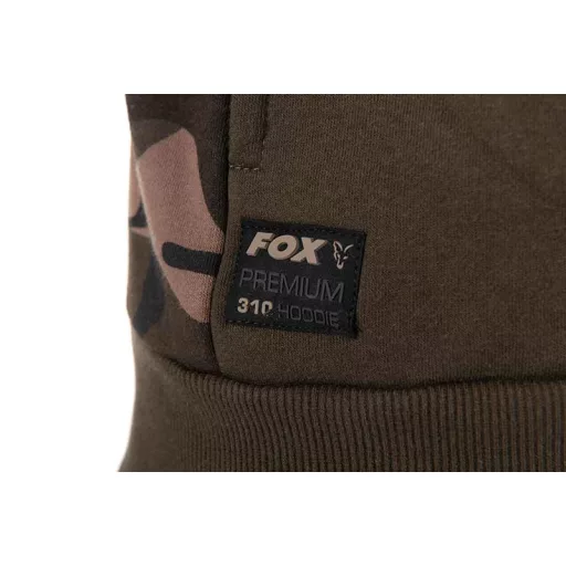 Fox Premium 310 kapucnis khaki-terepmintás 3XL pulóver