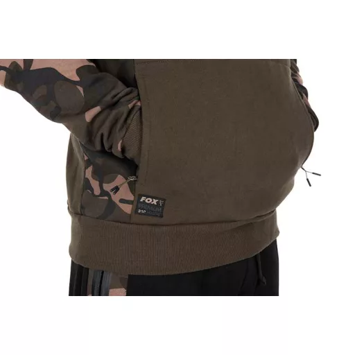 Fox Premium 310 kapucnis khaki-terepmintás 3XL pulóver
