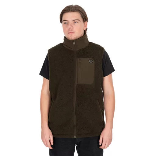 Fox Sherpa Hybrid olívazöld M mellény