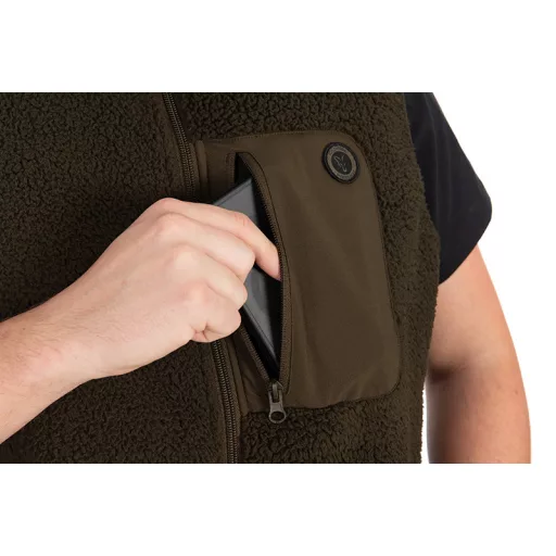 Fox Sherpa Hybrid olívazöld M mellény