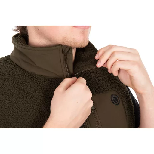 Fox Sherpa Hybrid olívazöld L mellény
