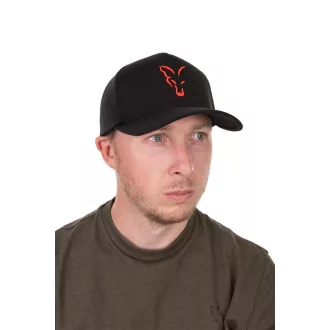 Fox Collection fekete-narancssárga UNI baseball sapka