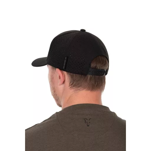 Fox Collection fekete-narancssárga UNI baseball sapka